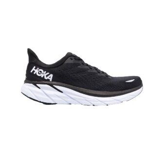 Hoka One One Black/ White Clifton 8 Sneaker Sz. 12 2E​​​​​​​​​​​​